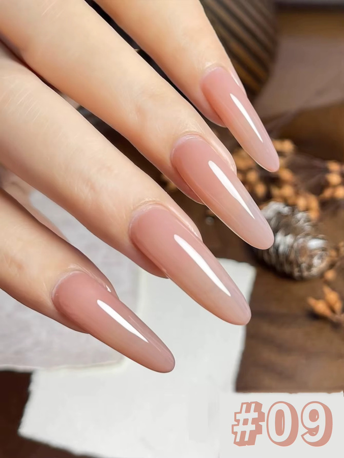 MISS SHAKA Gel-Nagellack, Nude Pink, Glänzend - Bild 4