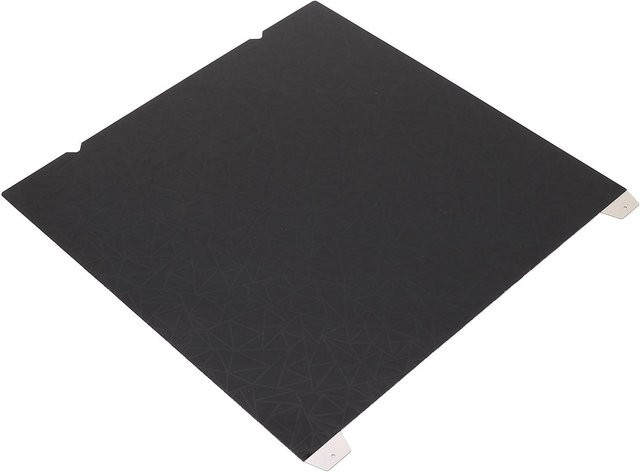 PEO PET Bauplatte mit Diamant-Kohlefaser-Riffelung in Schwarz für K1 Maximum 3D Drucker, B: 31,0 cm x T: 31,5 cm - Bild 1