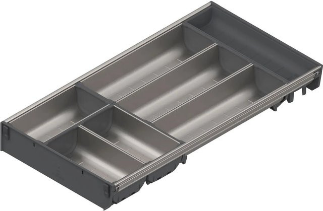 Blum Besteckeinsatz Orga-Line Schalen-Set Grau für Korpusbreite 800-899 mm und Nennlänge 550 mm B/T/H: 59,4 x 38,0 x 82,0 cm - Bild 1