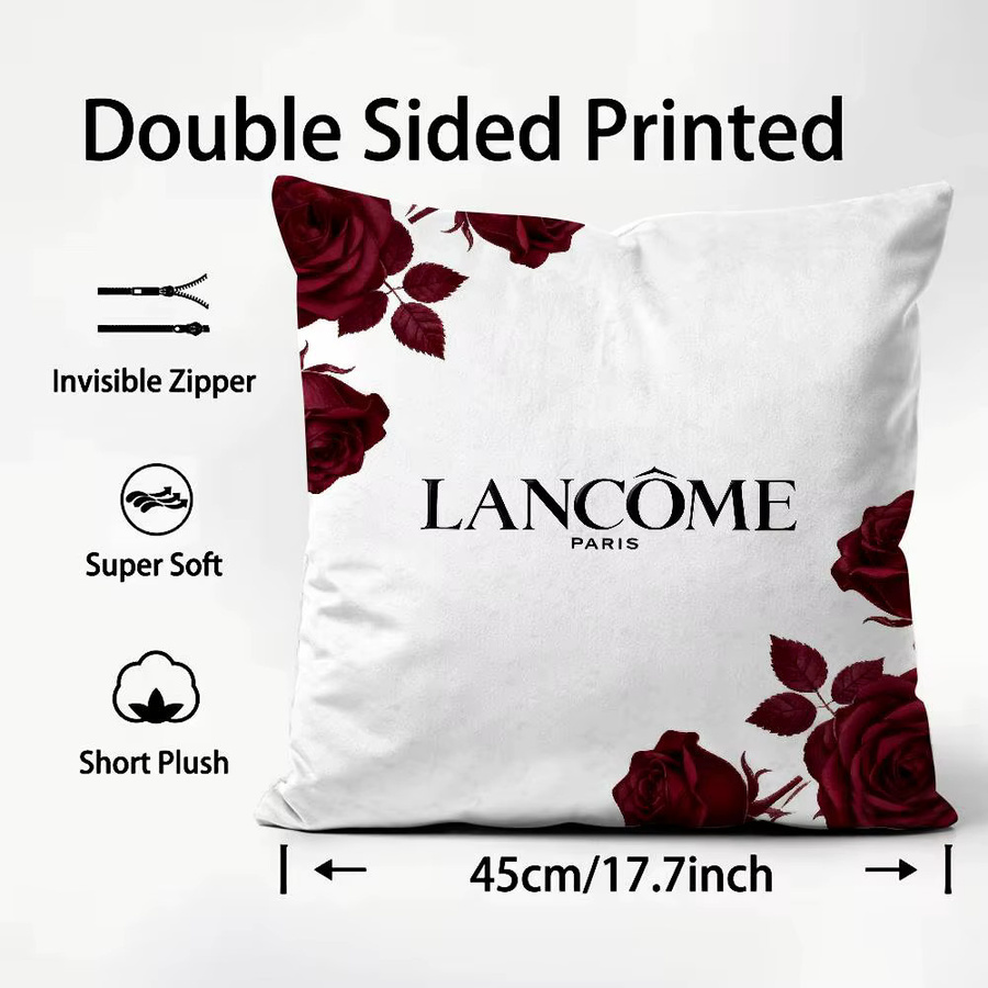 Lancome Kissenbezug mit floralem Muster in Weiß, B/B: 30 x 30 cm - Bild 4