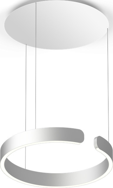 Occhio Mito Sospeso 40 Up Pendelleuchte LED Silber dimmbar höhenverstellbar - Bild 1