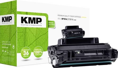 KMP Toner Cartridge Schwarz kompatibel mit HP 81A CF281A für Laserdrucker mit 13500 Seiten Reichweite - Bild 1