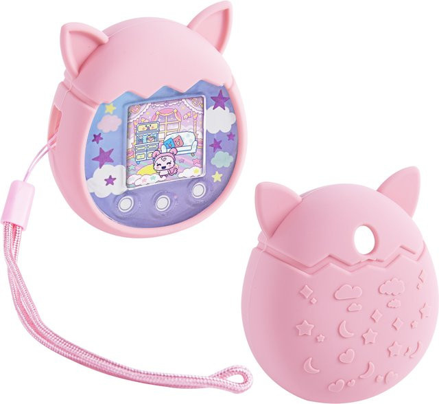 Goture Schutzhülle aus hartem PC für Mini-Game-Zubehör in Pink, kratzfest und stoßfest - Bild 1