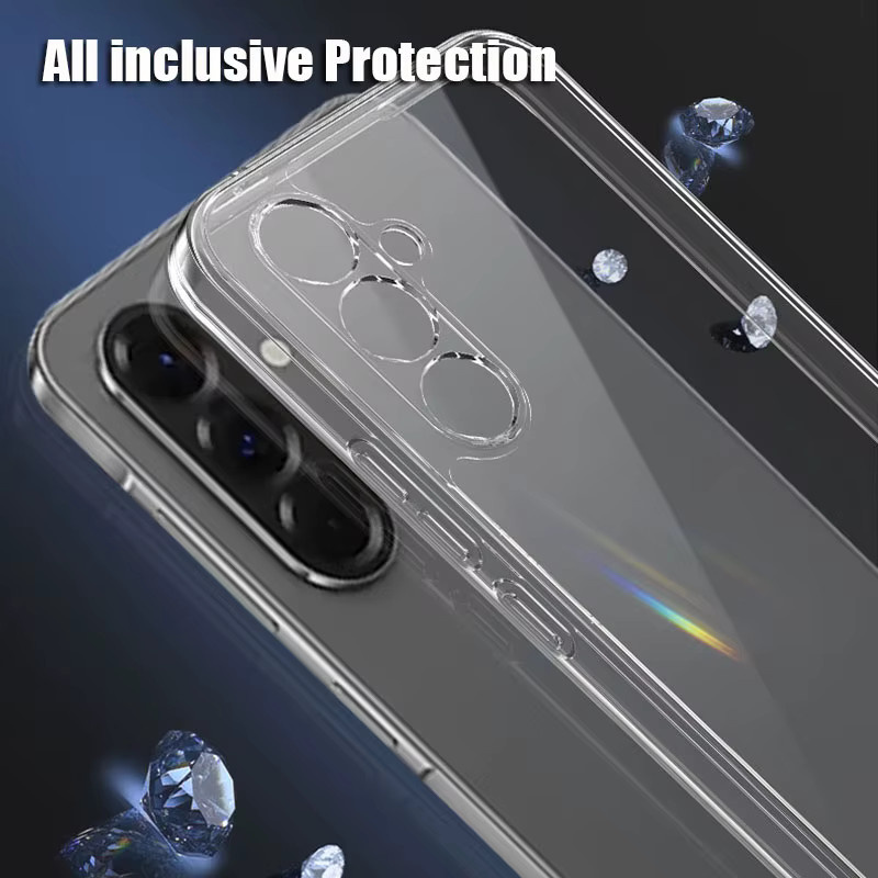 Transparente Silikon Handyhülle Soft Cover für Samsung Galaxy A16 A06 A26 A36 A56 A07 A17 A05S A15 A25 A35 A55 A34 A54 A14 - Bild 3