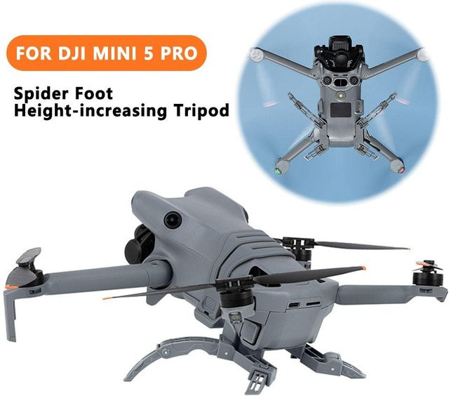 DJI MINI5 PRO Tragbares Landestatativ mit Quick Release und wasserdichter Stoßfestigkeit in Grau - Bild 1