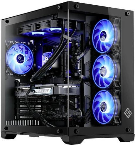 CSL Computer Gaming PC M10460 in Schwarz mit Intel Core i7 13700F, 16GB RAM, 1000GB SSD und Nvidia GeForce RTX 4060 8GB GDDR6 - Bild 1