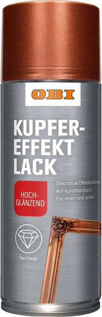 OBI Kupfereffekt Lack Spray hochglänzend, 400 ml - Bild 1