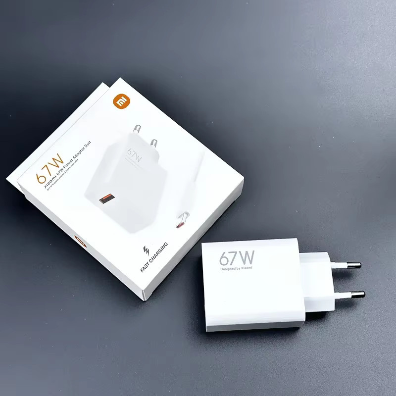 Xiaomi Original 67W Turbo Charge Ladegerät mit EU-Adapter und USB-C-Kabel in Weiß - Bild 3