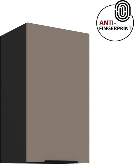 Küchen Hängeschrank ARIA Sandgrau matt mit Einlegeböden - Bild 1