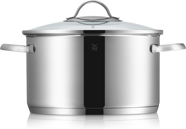 WMF Kochtopf Provence Plus aus Edelstahl mit Glasdeckel, Silber, Durchmesser: 24 cm - Bild 1