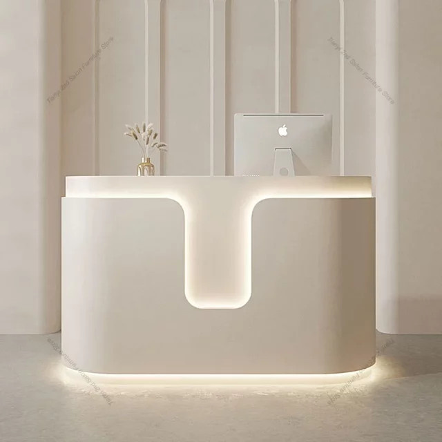 OAKCIA Designer-Empfangstheke im italienischen Stil für Bekleidungsgeschäfte und Schönheitssalons - Bild 1