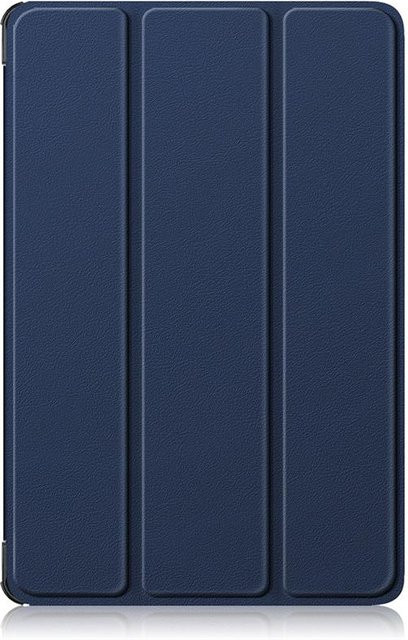 Magnetische Leder-Schutzhülle für Lenovo IdeaTab 11 TB336FU und TB336ZU, dreifach faltbarer Ständer mit Smart-Cover-Funktion, Dunkelblau - Bild 1