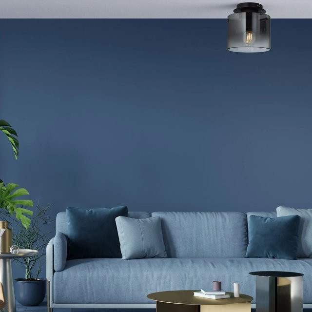 Brilliant Deckenleuchte Beth aus Rauchglas in Braun, E27, dimmbar - Bild 1