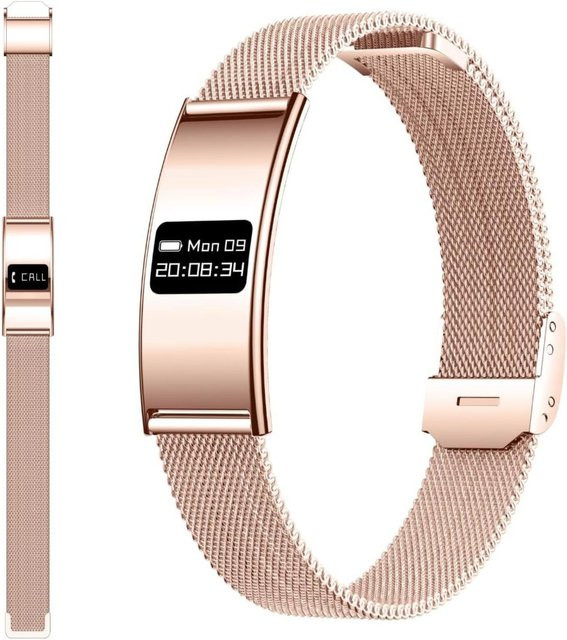 Gotrays Fitness Tracker Smartwatch für Damen und Herren mit Herzfrequenz, SpO2 und Schlafüberwachung in Gold - Bild 1