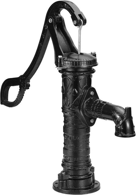 Antike manuelle Wasserpumpe aus Gusseisen von Buying Solutions, MB in Schwarz, H x B x T: 65 x 37 x 15 cm - Bild 1