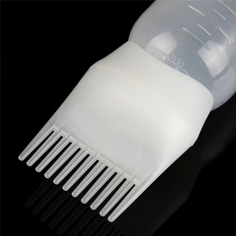 Leere Haarfärbeflasche mit Applikator und Pinsel, 120 ml, nachfüllbar - Bild 5