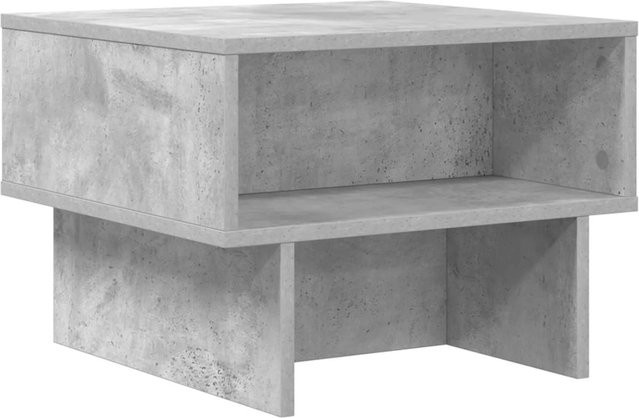 vidaXL Couchtisch in Betongrau aus Holzwerkstoff, modern und rechteckig, B/T/H: 48 x 46 x 35 cm - Bild 1