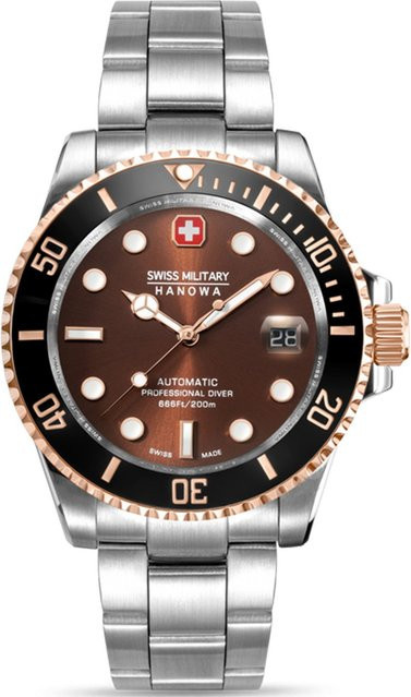Swiss Military Hanowa Sealord Armbanduhr Automatik, Edelstahl, 41 mm, Herren - Bild 1