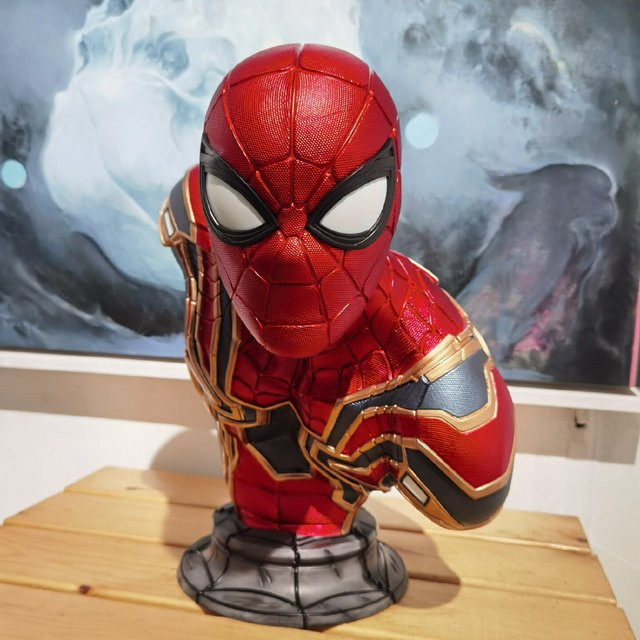 Marvel Spider-Man Büste, Sammlerfigur, Harzstatue - Bild 1