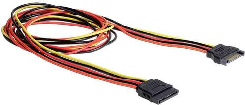 Delock SATA Strom Anschlusskabel Mehrfarbig 1 m - Bild 1