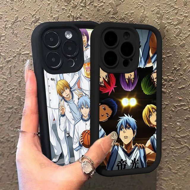 Potdemiel Kuroko Basketball Anime Handyhülle für iPhone 16 15 14 13 12 11 Pro Max Plus stoßfeste Softcover multicolour - Bild 1