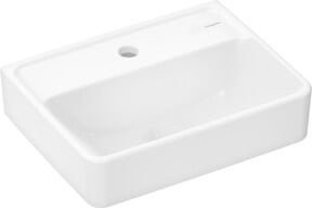 Hansgrohe Handwaschbecken Xanuia Q aus Keramik in Weiß, Wandhängend, ohne Überlauf, B: 45,0 cm, T: 34,0 cm - Bild 1