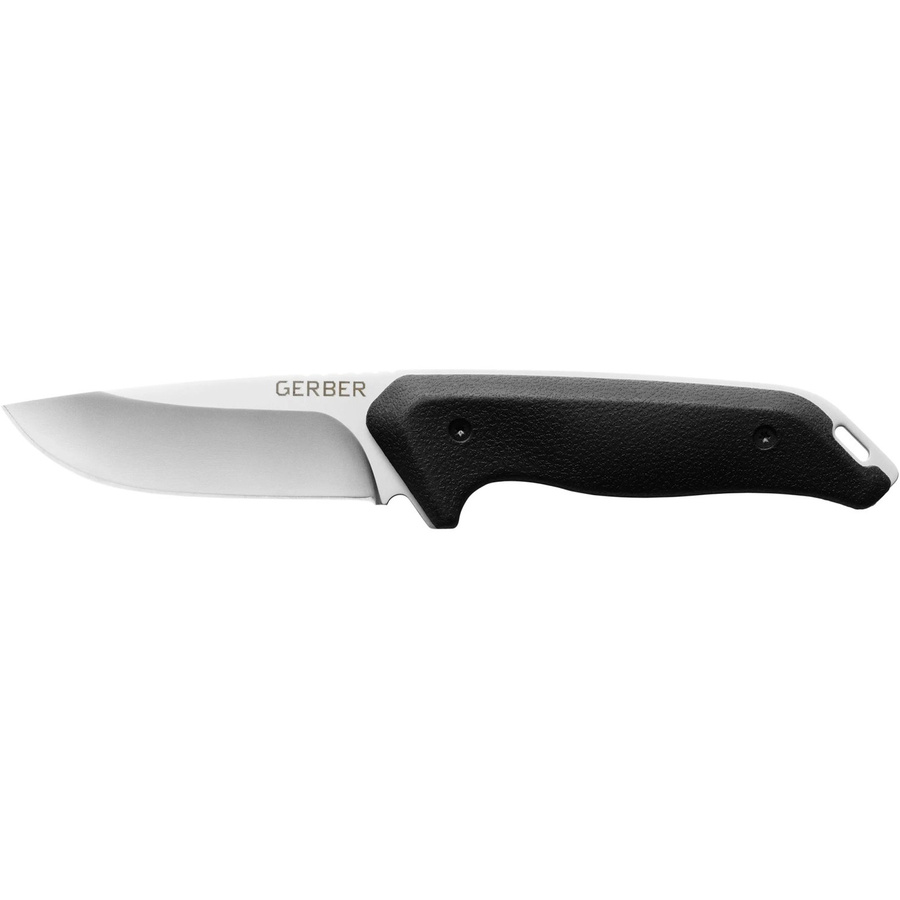 Gerber Gürtelmesser Moment Fixed in Schwarz mit Stahlklinge und Kunststoffgriff, 8,8 cm - Bild 2