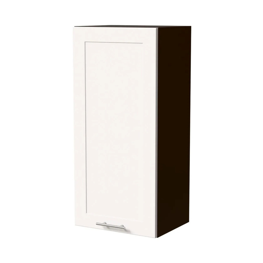 Feldmann-Wohnen Hängeschrank Oslo W4/45 in Lava und Weiß Matt, Wandmontage mit Soft-Close-Türen, B/T/H: 45 x 32,5 x 96 cm - Bild 2