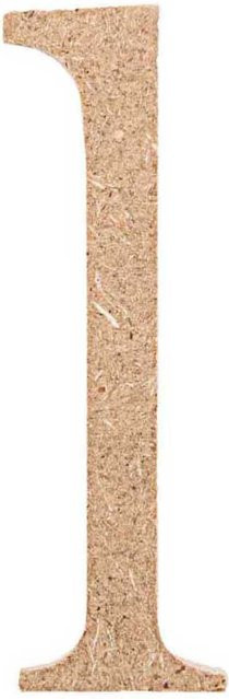 Rico Design Kleinbuchstabe L MDF Holz - Bild 1