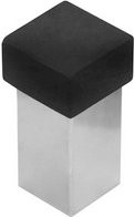 Intersteel Türstopper aus Edelstahl in Silber für Boden- und Wandmontage, B/T/H: 2,5 x 2,5 x 5,6 cm - Bild 1