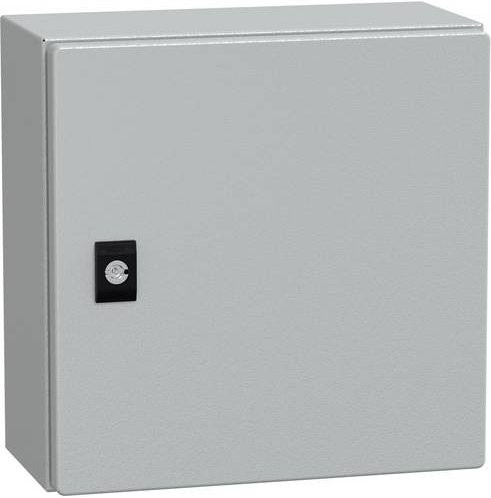 Schneider Electric Tür aus Stahl in Grau B: 30,0 cm, H: 30,0 cm, T: 15,0 cm - Bild 1