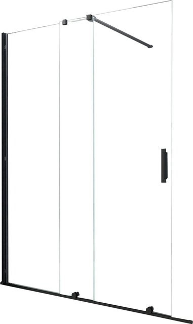 Glasdeals Duschwand TRAVERSO Schiebetür aus Glas in Schwarz, B/H: 180 x 200 cm - Bild 1