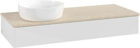 V&B Antao Waschtischunterschrank mit integrierter Beleuchtung, Weiß, B/T/H: 120 x 50 x 19 cm - Bild 1