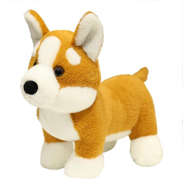 Corgi Plüschtier, gelb, 25cm - Bild 1