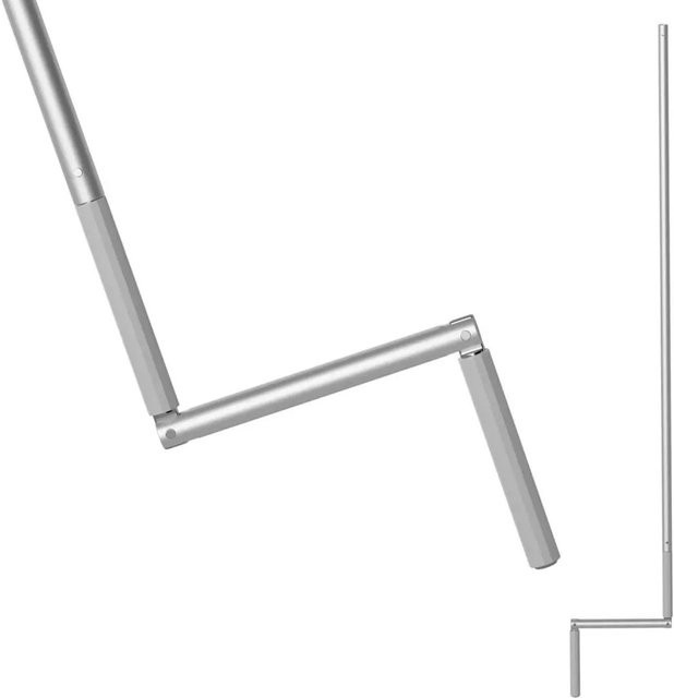 Bauheld Rollladen Kurbelstange aus Aluminium in Grau - Bild 1