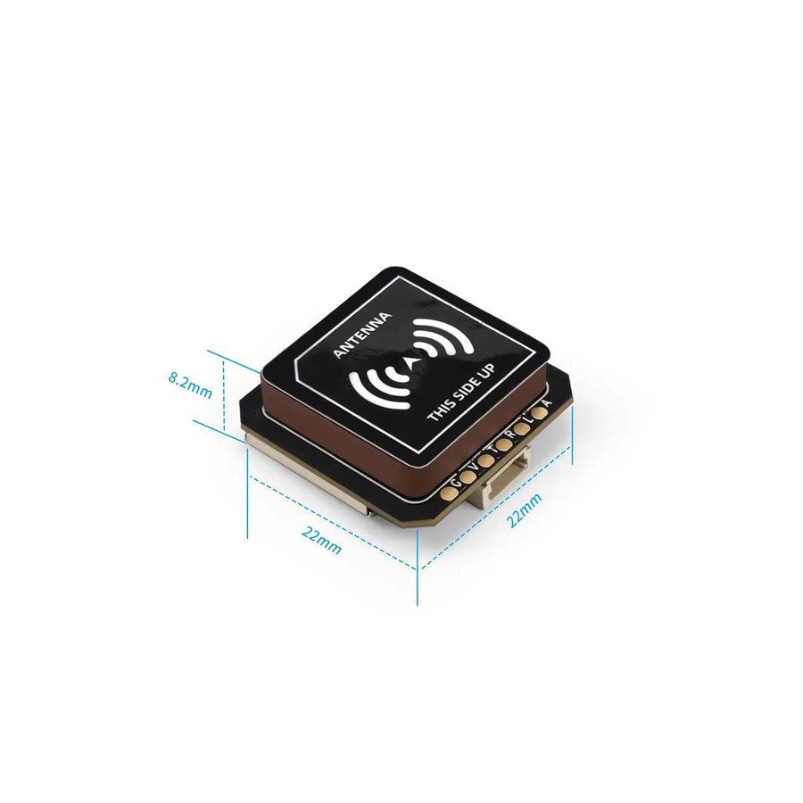 GEPRC M10 GNSS-Empfänger mit integriertem LED-Indikator in Schwarz für FPV-Multirotor und RC-Flugzeuge - Bild 2