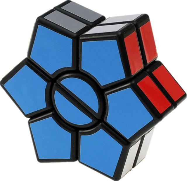 DianSheng 2-lagiger sechseckiger Zauberwürfel, Sternförmiger Puzzlewürfel, Lernspielzeug - Bild 1