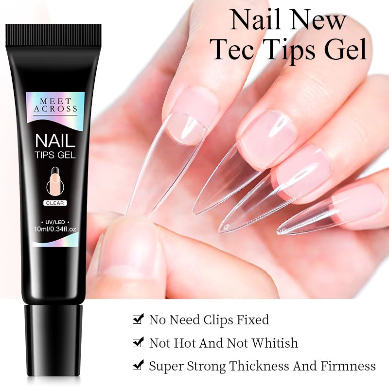 MEET ACROSS Nagelkleber, 2 x 10 ml, Clear - Bild 2