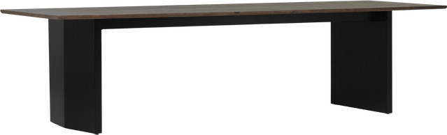 Normann Copenhagen Panel Tisch aus Massivholz und Stahl in Braun - Bild 1