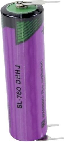 Tadiran Batteries SL 760 PT Spezial-Batterie Mignon AA mit U-Lötpins Lithium 3,6V 2200 mAh - Bild 1