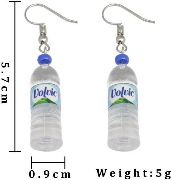Ohrhänger Silber, Flaschenanhänger, Damen - Bild 1