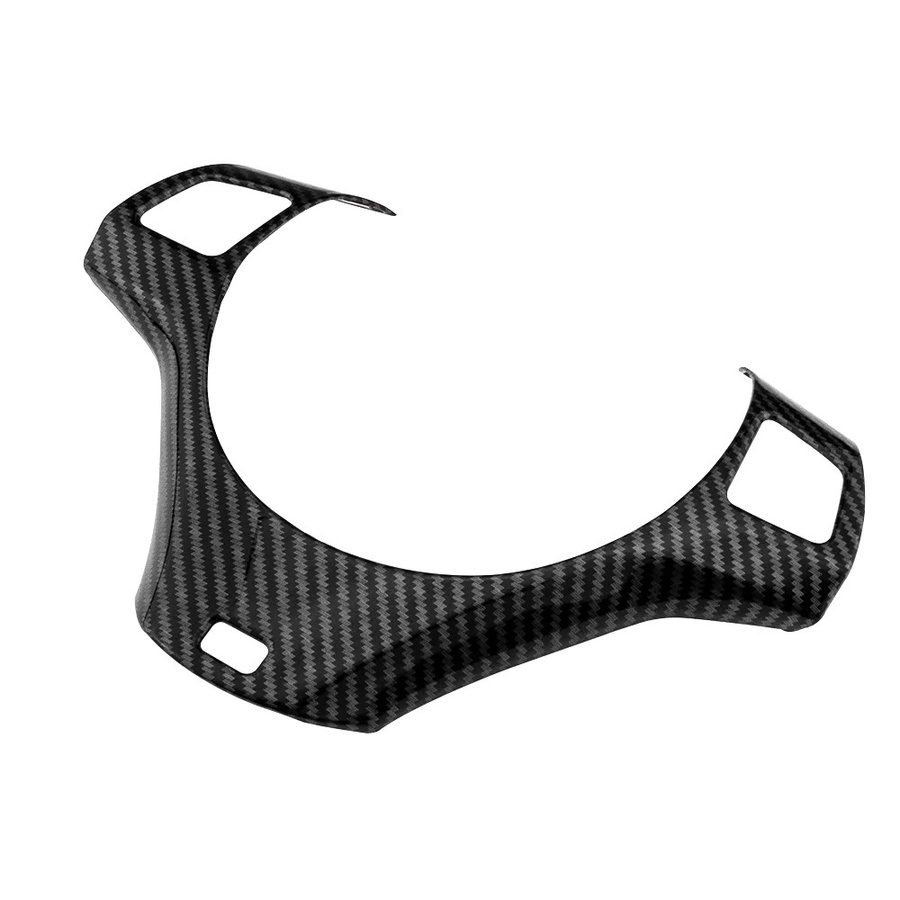 Lenkrad-Panel Abdeckungsaufkleber für BMW 1 3er E90 E92 E93 E82 E87 X1 E84 in Schwarz - Bild 2