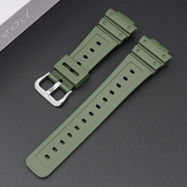 Guangruida Uhrenarmband Silikon, 16 mm, armee grüne, Unisex - Bild 1