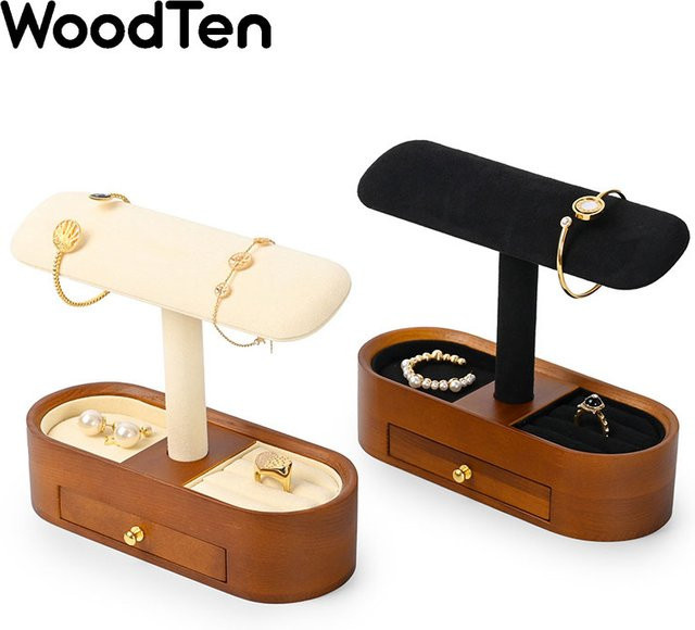 WoodTen Uhrenständer mit Schublade, Holz, Unisex - Bild 1