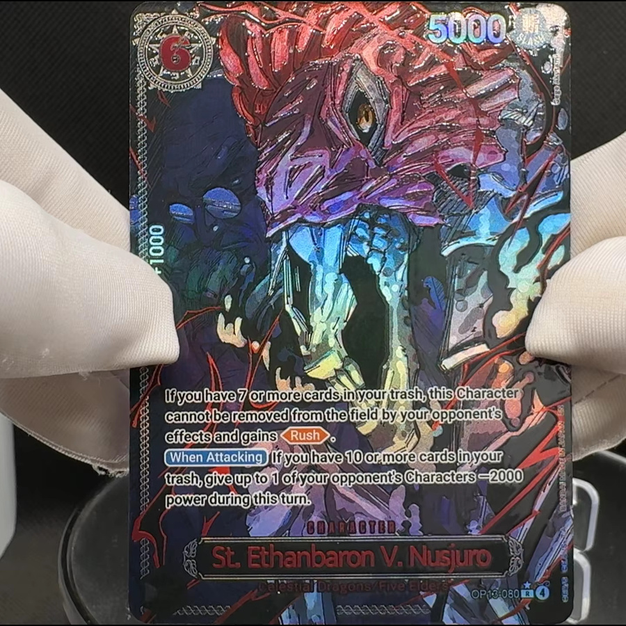 Bandai One Piece TCG Imu Deck 5 Gorosei, Charakterkarte, Englische Texturierte Folienkarte - Bild 2