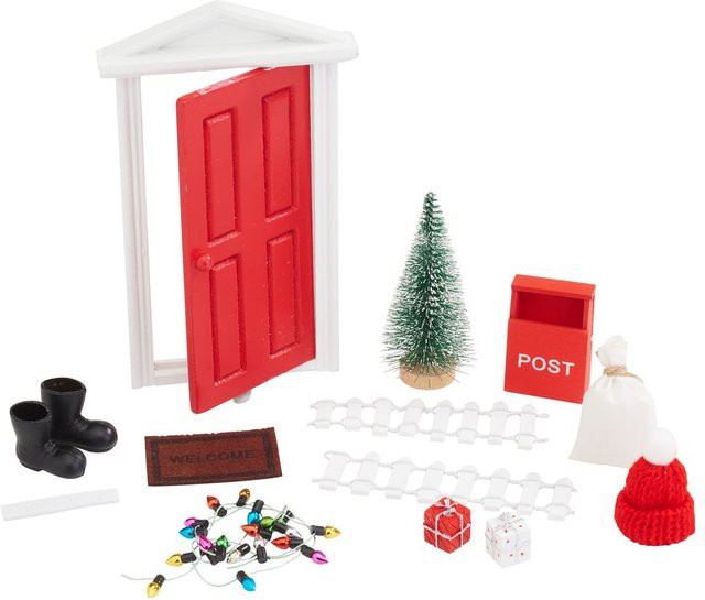 VBS Wichteltür-Set Christmas aus Holz und Kunststoff in Multicolor - Bild 1