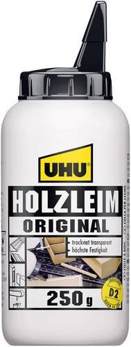 UHU Original D2 Holzleim in Transparent und Weiß, 250 g - Bild 1