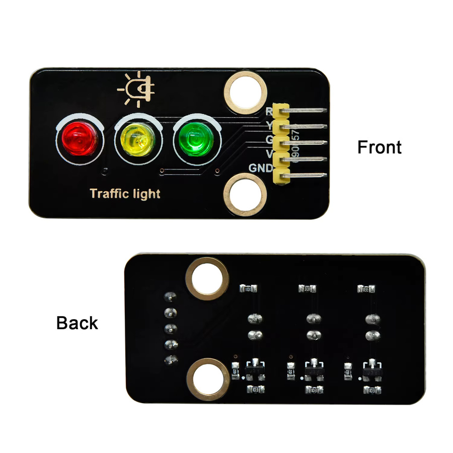 Keyestudio Ampelmodul in Multicolor für Arduino, Microbit und Raspberry Pi, kompatibel mit Lego DIY elektronischen Bausteinen - Bild 2