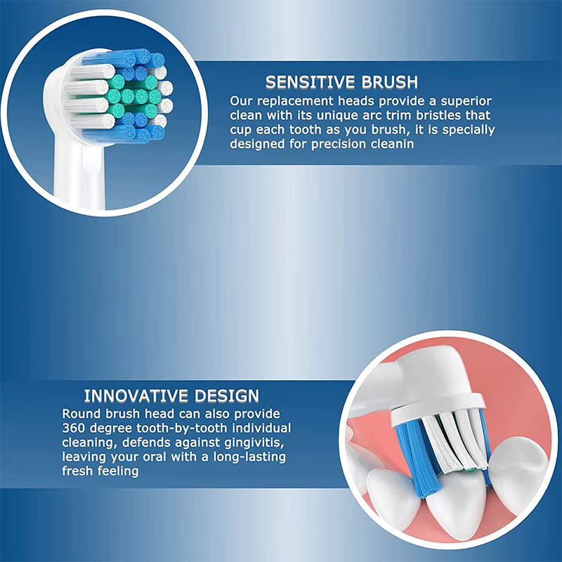 Oral-B Ersatz-Zahnbürstenköpfe, kompatibel mit Braun Professional, Unisex - Bild 2
