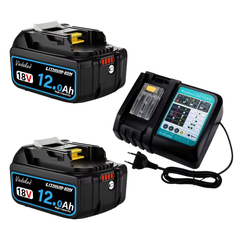 viedakes 18V 12,0Ah Lithium-Ionen Akku kompatibel mit Makita Werkzeugen wie DGA504, DTD173, TW004G und DGA506 - Bild 5